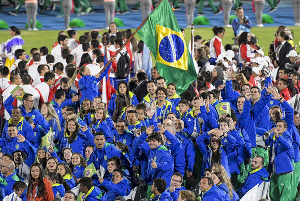brasil jogos sul americanos cochabamba 2018 desfile