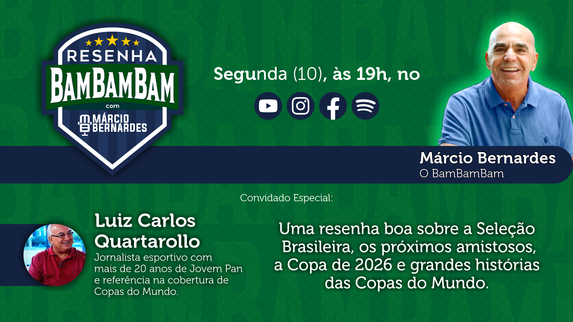 BANNER LIVE LUIZ CARLOS QUARTAROLLO YOUTUBE