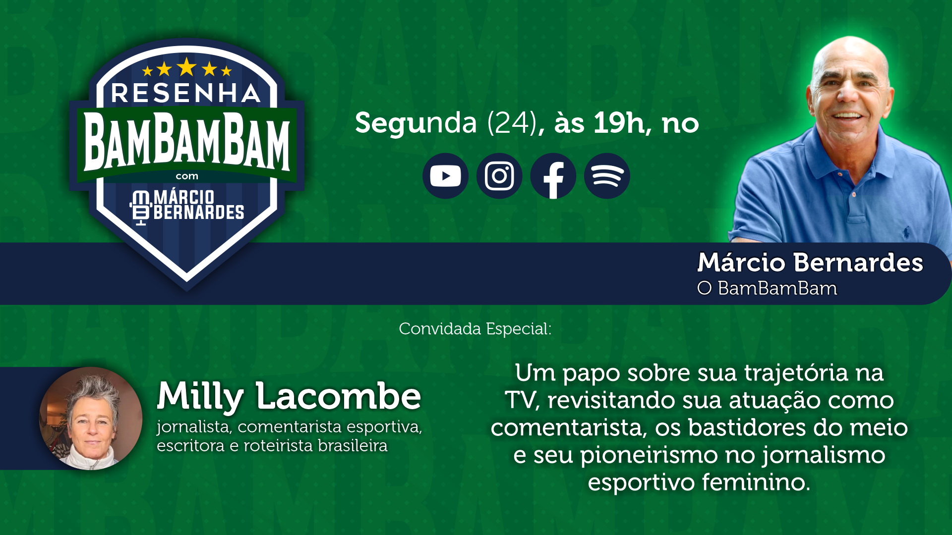 YOUTUBE BANNER LIVE MILLY LACOMBE