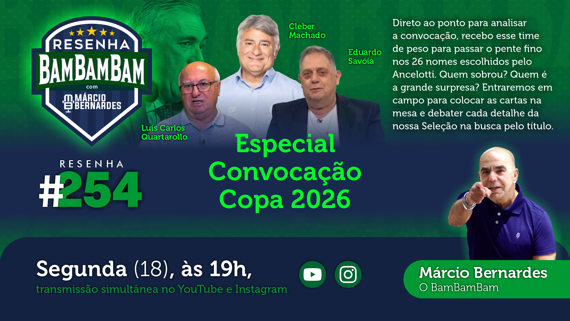 YOUTUBE BANNER LIVE CONVOCAÇÃO