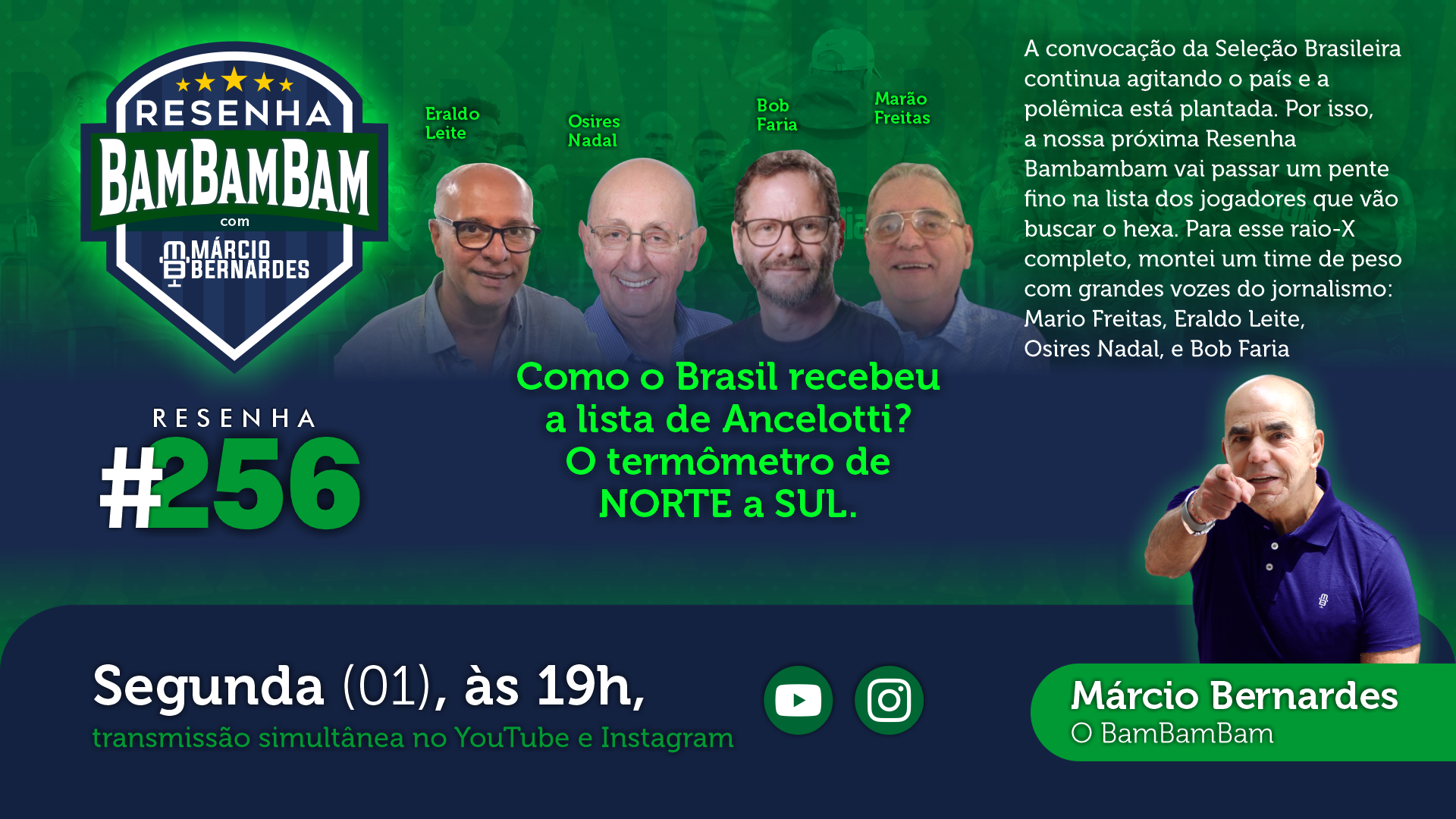 YOUTUBE BANNER LIVE NORTE A SUL